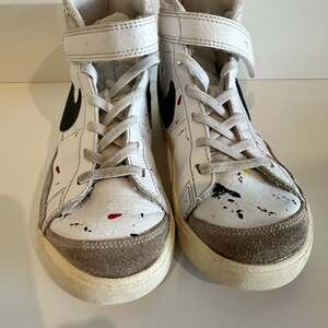 Nike Blazer Mid '77 Paint Splatter Sneakers Youth